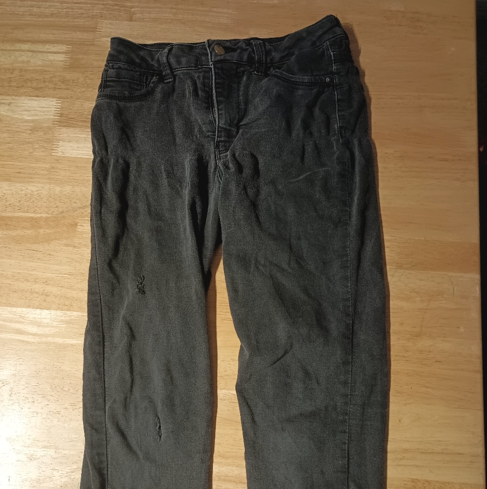size 6 black skinny jeans
